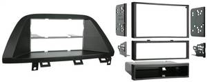 lot 10435 image: Metra 99-7869 Single or Double DIN Installation Kit fits 2005-2010 Honda Odyssey Vehicles, Black - Retail $27