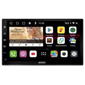 lot 15767 image: ATOTO 7-inch Android Car Stereo with Wireless CarPlay, Android Auto, Dual Bluetooth, QLED Display, HD Rearview - S8G2B74PM - Retail $2,246