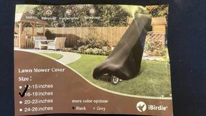 lot 16000 image: iBirdie Weatherproof Lawn Mower Cover - Retail $19