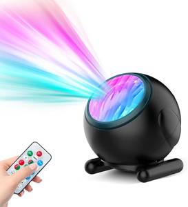 lot 16007 image: Northern Lights Projector, LED Night Light Aurora Projector with Timer and Remote, Room Decor, Gifts for Kids, Adults, Christmas, Birthday - Retail $17