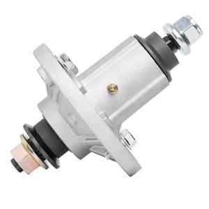 lot 19355 image: Spindle Assembly for John Deere Mower Replaces GY20454 GY20962 - Spindle for D105 D110 D130 D140 L110 LA105 LA115 LA125 LA130 LA135 LA145 X110 42 48 Lawn Mower Tractor Deck with Threaded Bolts - Retail $22