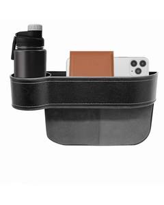 lot 19364 image: KingAll Car Seat Gap Filler Organizer 2 Pack - Accessory Tray for Front Seat Console Car Organizer and Storage wAccessories - Retail $19