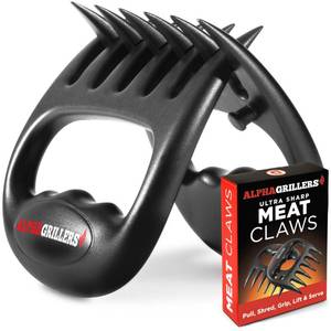 lot 19371 image: Alpha Grillers Meat Shredder Claws - Grilling Accessories Gifts for Men Dad Him Husband Son Boyfriend Birthday - BBQ Accessories Grill Puller for Cooking Shredding Barbecue Smoker Pulled Pork Chicken - Retail $10