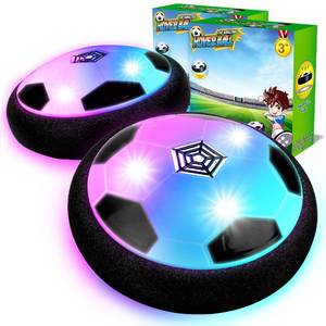 lot 19391 image: HopeRock Hover Soccer Ball Toys for 3-12 Year Old Boys Girls, Indoor and Outdoor Creative Toys for Toddlers with Foam Bumper, Birthday Gifts for 3 4 5 6 7 8 Year Old Childrens - Retail $20