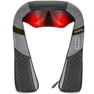 lot 19395 image: RENPHO Neck and Shoulder Massager with Heat 2025 Upgraded, Shiatsu Cervical and Back Massager, 3D Electric Deep Tissue Massage, True Relaxation for Neck and Shoulders, Birthday Gifts for Men - Retail $58