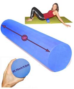 lot 20438 image: Foam Roller Back Leg Muscle Pain - Small Size Medium Density EVA Muscle Recovery Roll �3.75x18 for Physical Therapy, Helps as Spine Cracker Stretcher - Retail $27