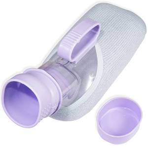 lot 20443 image: 32oz1000mL Portable Urinal for Men Spill Proof, Male Urinal Non Spill, Pee Container Pee Bottle for Camping Travel (TPE Spout) - Retail $25