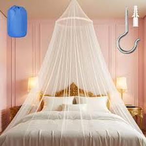 lot 2474 image: Shruy 2-Pack Hanging Mosquito Bed Net - Retail $15