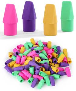 lot 2036 image: Mr. Pen Erasers for Pencils, 120 Pack, Pencil Top Erasers, Eraser Caps, Cap Tops, Topper Erasers. Ereaser - Retail $6