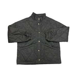 lot 2381 image: Social Standard by Sanctuary Women s Long Sleeve Snap Up Quilted Jacket (Black  XL) - Retail $33