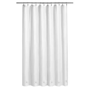 lot 2470 image: Barossa Design Extra Long Shower Curtain Liner with 6 Magnets - 72 x 84 XL White Waterproof PEVA Shower Liner for Bathroom, PVC Free, Metal Grommets - White, 72x84 - Retail $15