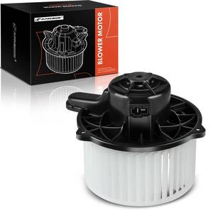 lot 5095 image: A-Premium HVAC Heater Blower Motor with Fan Cage Compatible with Hyundai Vehicles - 2007-2010 Elantra, 2007-2009 Santa Fe, 2009-2014 Genesis, 2007-2012 Veracruz, 2011-2013 Equus - Retail $42