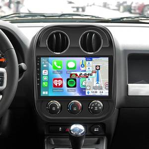 lot 5105 image: EKAT 2G64G 10 inch Screen for Jeep Compass Patriot Radio 2010-2016, Android Compass Car Stereo with CarplayAndroid Auto1080PBluetoothWiFi AHD Backup Camera - Retail $120