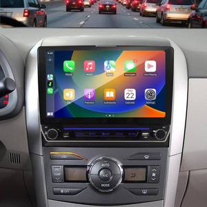 lot 5142 image: Car Radio for Toyota Corolla 2009 2010 2011 2012 2013, 10 inch Touchscreen Android 13 Wireless Carplay & Android Auto Stereo Upgraded with Bluetooth GPS WiFi SWC FM DPS in Dash Headunit Backup Camera - Retail $170