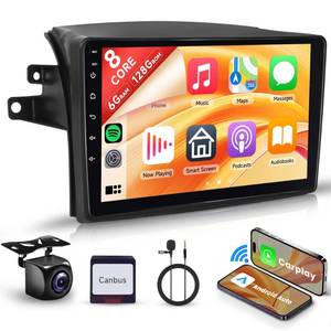 lot 5147 image: 8 Core 6128G Android Car Stereo Car Radio for Toyota Sienna 2004-2010 Wireless Carplay Android Auto, 9���� Touch Screen Head Unit with Mirror Link Bluetooth GPS WiFi FMRDS DSP Backup Camera SWC - Retail $190