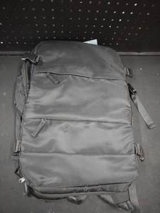 lot 5163 image: Large Black Travel Backpack with Multiple Compartments&nbsp