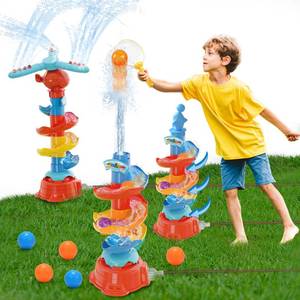 lot 5166 image: Skirfy Water Sprinkler for Kids,3 in 1 Water Toys for Boys Girls,Catch Ball Game,Outdoor Play Summer Pool Party,Outside Toys,Lawn Backyard,Garden Game Toy for Kids Ages 3 4 5 6 7 8&nbsp