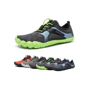 lot 6134 image: NORTIV 8 Mens Lightweight Sports Barefoot Aqua Water Shoes for Outdoor Swim, Fishing, Hiking, Diving, Surf, BlackNeonGreen - 11 (TREKMAN-1) - Retail $18