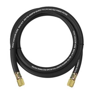 lot 6215 image: 2025 Upgrade HV1 �� 38�� Vacuum Hose,5 Ft,Fittings 38��x 38��,Working Pressure 800 (Psi),Burst Pressure 4000 (Psi),Compatible with Most Refrigeration and Air Conditioning Equipment,Black - Retail $49