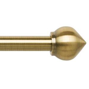 lot 11471 image: 34 Standard Decorative Adjustable Curtain Rod,Heavy Duty Curtain Rods Set for Windows,30 To 52 Inch, Antique Brass - Retail $4,575