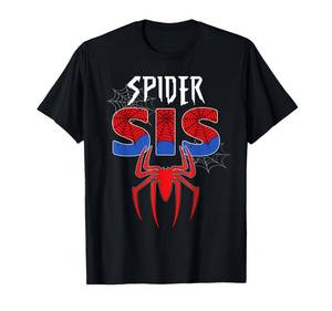 lot 12018 image: Birthday Party Family Spider Web Sister Cute Big Sis T-Shirt - Retail $18