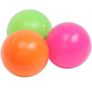 lot 12372 image: Assorted Color Plastic Balls (1 Dozen), 1.57 - Retail $7