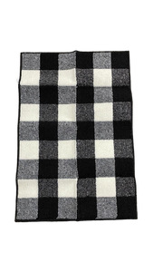 lot 15833 image: Foneyi Black and White Buffalo Check Area Rug - Retail $29