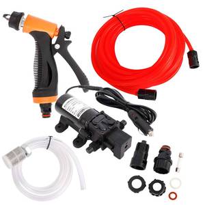 lot 15858 image: Amarine Made Car Wash Pump Portable High Pressure Car Washer Pump DC 12V 100W 145 PSI Self-Priming Quick Car Cleaning Wash Pump Electrical Washer Kit (Without Brush) -