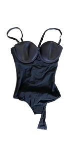lot 16102 image: Black Padded One-Piece Corset Size M - Retail $25