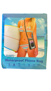 lot 16104 image: Universal Waterproof Phone Pouch with Lanyard - Retail $8