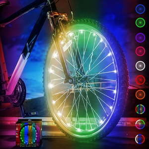 lot 16122 image: Activ Life LED Bike Wheel Lights Bicycle Spoke Light Accessories for Night Riding Color Changing - Retail $28