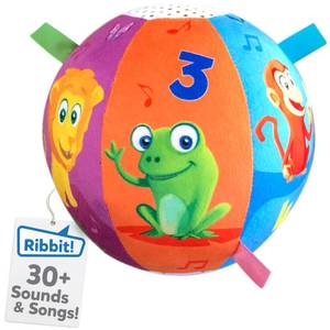 lot 16134 image: Move2Play, Hilariously Interactive Baby Ball with Music & Sound Effects  First Birthday Gift  Toddler Toy for Boys & Girls  Age 6, 9, 12, 18 Month  1, 2 Years Old (Baby Ball) - Retail $20