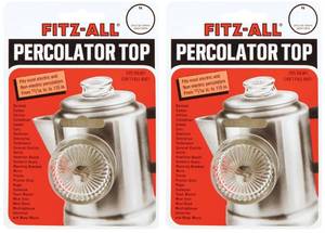 lot 16162 image: Tops Mfg Fitz-All Replacement Percolator Top - Retail $11