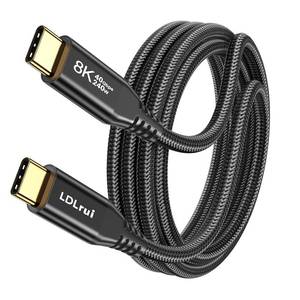 lot 18286 image: 3FT USB C for Thunderbolt 4 Cable, High-Speed, Durable 40Gbps Data Transfer, 8K60Hz4K120Hz USB C Monitor Cable, 240W PD Fast Charging for MacBook Pro, Lenovo, Samsung, iPhone 16, SSD, Docking - Retail $14