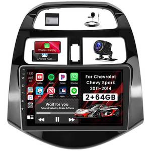 lot 19476 image: Inefala 264G Android 13 CarPlay Car Stereo Radio for Chevrolet Chevy Spark 2011-2014, 9 HD Touch Screen Compatible with Android Auto, AHD Backup Camera, Mirror Link, GPS, WiFi, FM RDS - Retail $109