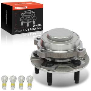 lot 19496 image: A-Premium Front Wheel Bearing and Hub Assembly with 5-Lug Compatible with Jaguar XF 2016-2024, XE 2016-2021, RWD Only - Retail $77