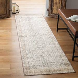lot 19497 image: Keen Home Design 2x7 Rug - Machine Washable Runner Rug with Non-Slip Backing, Ideal for Hallway, Entryway, Kitchen, Laundry Room - Vintage, Easy Clean, Durable, Low Pile Rug - (26 x 7) - Retail $65