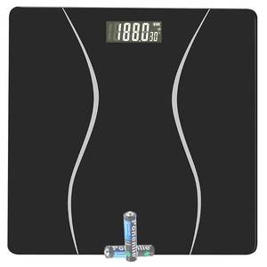 lot 19499 image: Scale for Body Weight, Digital Bathroom Scale, Weight Scales for People,Body Scale,Black,Max400LB180KG,2 Weighing Units LBKG - Retail $10