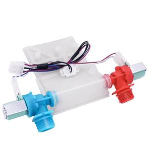 lot 19509 image: W11025984 Washer Water Inlet Valve Compatible with Whirl-pool Ama-na May-tag Cro-sley Ken-more Ro-per WTW4616FW0 WTW4616FW1 WTW4616FW2 WTW4715EW2 WTW4810EW1 WTW4810EW2 WTW4855HW0 WTW5000DW1 WTW5000DW2 - Retail $24