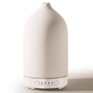 lot 19511 image: Diffuserlove Ceramic Essential Oil Diffuser 160ML for Room, Home, Bedroom - Aromatherapy Stone Diffuser White (Size 6.8 H x 3.6 W) - Retail $29