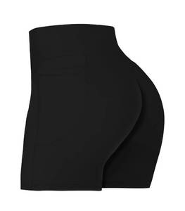 lot 20168 image: Sunzel 8  5  3 Biker Shorts for Women with Pockets, High Waisted Yoga Workout Shorts Black Large - Retail $25