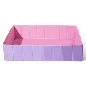 lot 20170 image: GOGOSO Purple Kids Ball Pit with Storage Bag for Toddlers, Gifts for Baby Girls Boys Dogs as Playpen, Fence, Rectangle Pink Portable & Foldable Ball Pool (Balls Not Included)