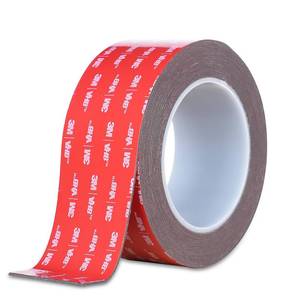 lot 20179 image: Double Sided Tape Heavy Duty, Waterproof Mounting Foam Tape, 16.5ft Length, 1.97in Width, High Temperature Resistant Adhesive Tape for Car, LED Strip Light, Office Decor, Made of 3M VHB Tape. - Retail $32