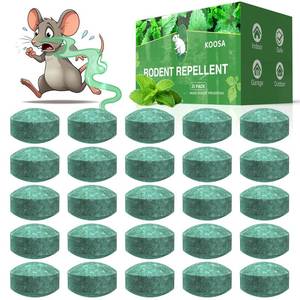 lot 20186 image: Mouse Rodent Repellent, 25 Pack Peppermint Oil Mouse Repellent 12345679