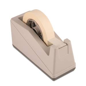 lot 20217 image: Lichamp Desktop Tape Dispenser Holder with Large 3 inch Core for Masking, Heat Transfer, Painters, Freezer, Kitchen Tape - Retail $14