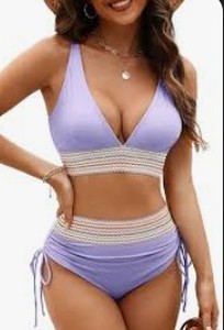 lot 2450 image: Purple Bikini 2XL&nbsp