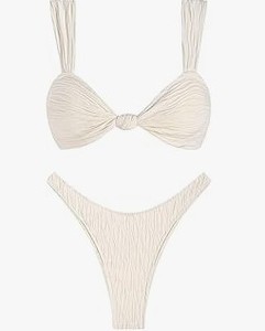 lot 4251 image: ZAFUL White Ruffle Swimsuit - Retail $25