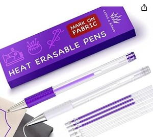 lot 16114 image: Lange &amp Knig Heat Erasable Fabric Marking Pens for Sewing - Sewing supplies&nbsp