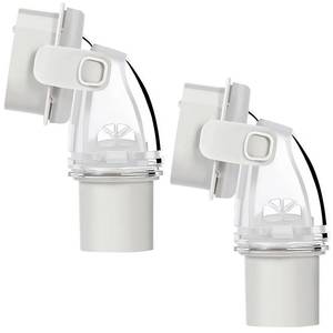 lot 10262 image: Replacement Swivel Elbow Connector for Airfit F20 F30 Series 2 Pack - Retail $17