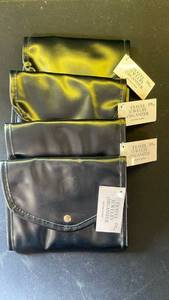 lot 16028 image: Travel Jewelry Organizer with Faux Leather 4pk - Retail $15